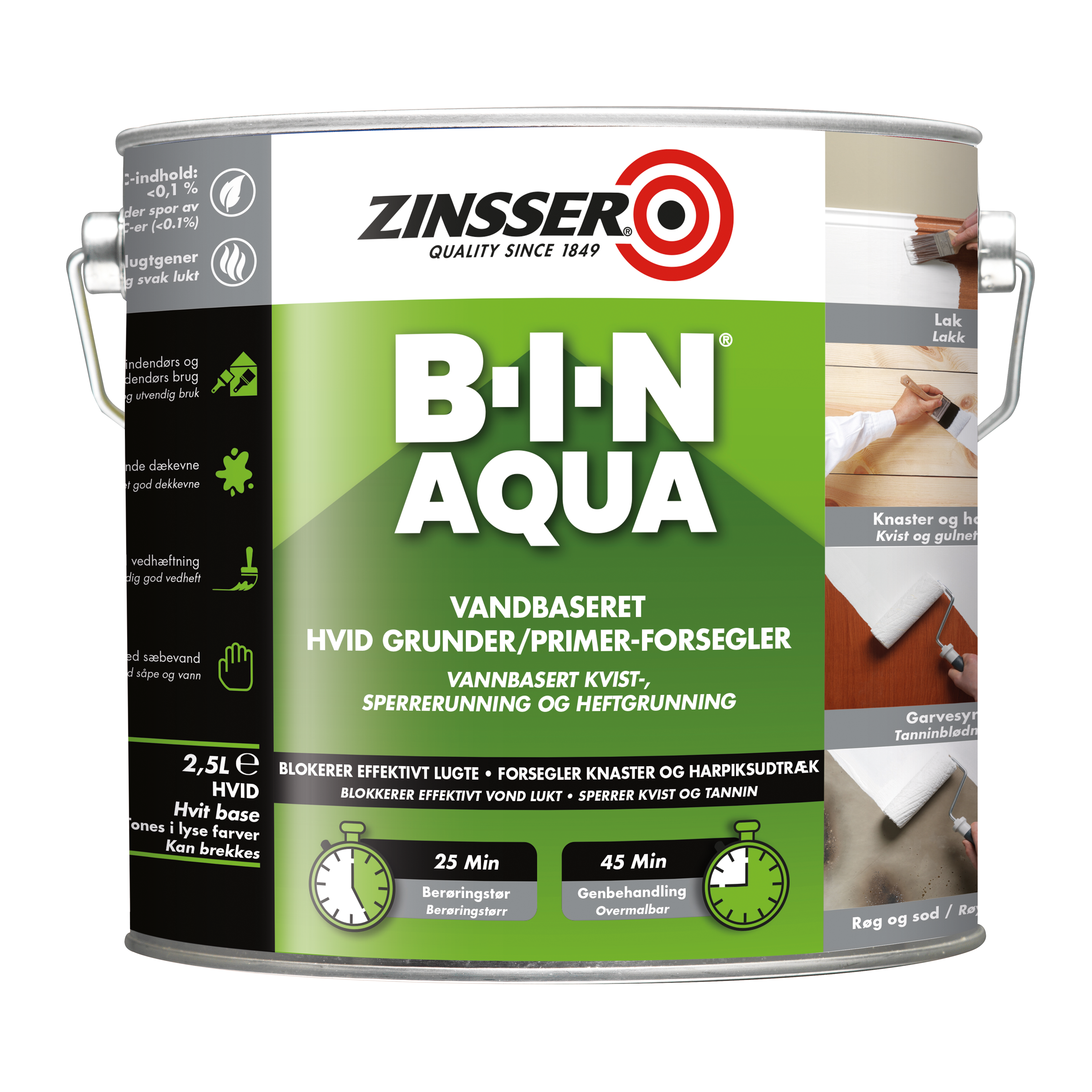 Zinsser sin Bin Advanced maling i spann